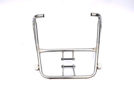 Mata cach c/ prot de carenagem Titan/ Fan at� 2013 (todas) crom. c/ pedaleira